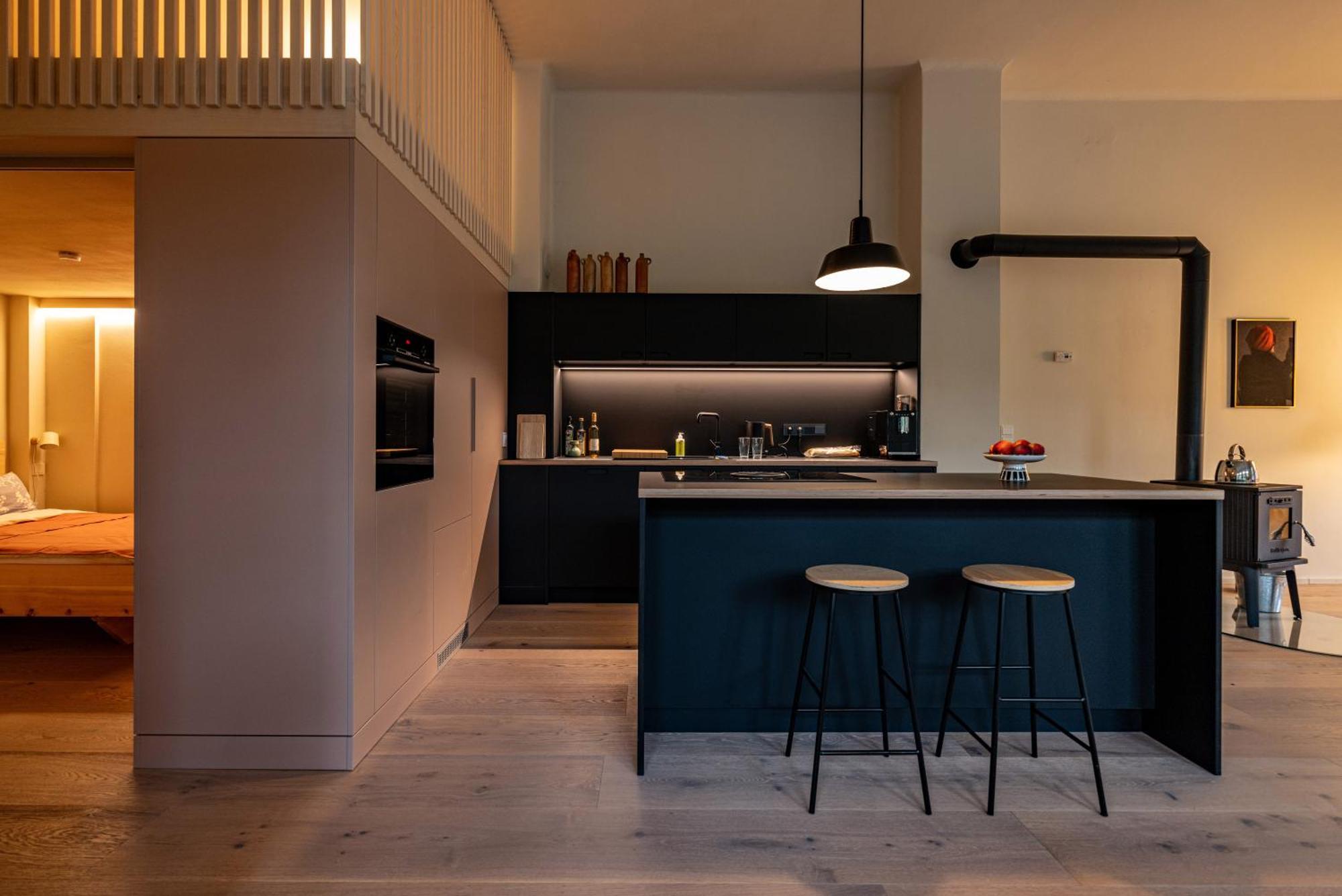 Grosse Pause Altes Schulhaus Schweigen Apartment Bagian luar foto